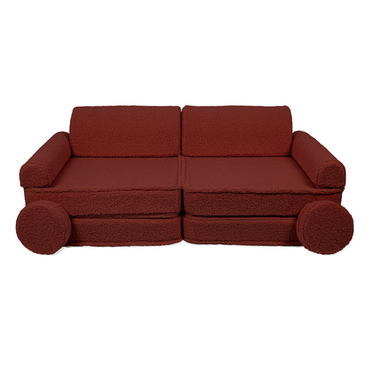 Large Modular Sofa for Kids - Premium Bearly, Brown