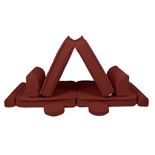 Large Modular Sofa for Kids - Premium Bearly, Brown