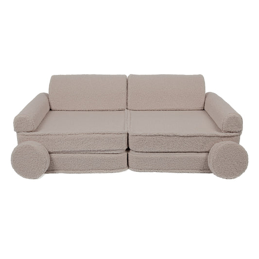 Large Modular Sofa for Kids - Premium Bearly, Light Grey