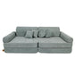 Large Modular Sofa for Kids - Premium Boucle, Fresh Mint