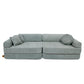 Large Modular Sofa for Kids - Premium Boucle, Fresh Mint