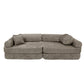 Large Modular Sofa for Kids - Premium Boucle, Tan Beige