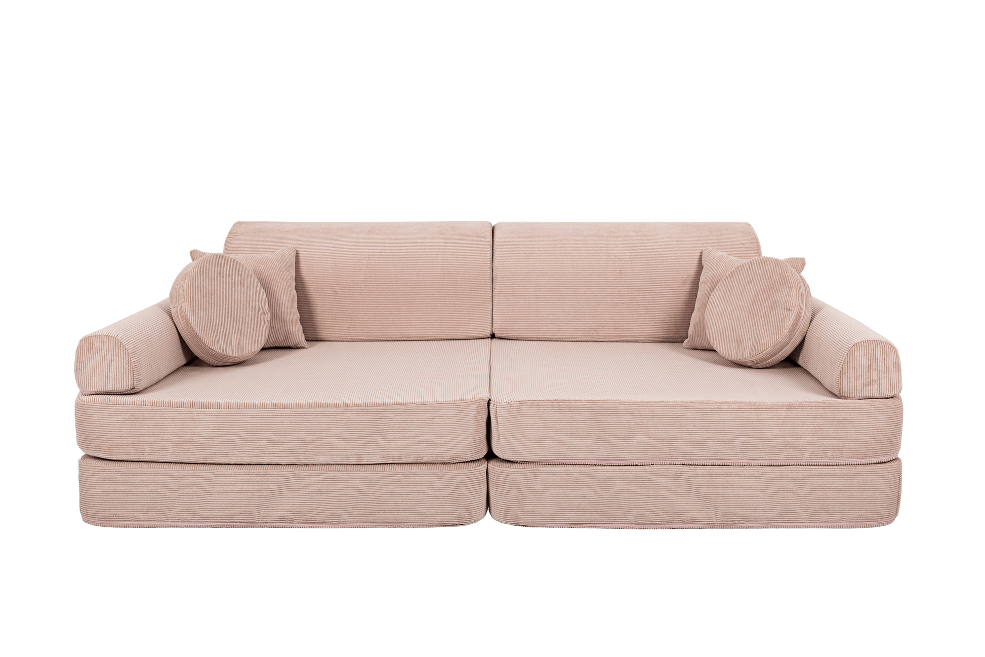 Large Modular Sofa for Kids - Slimcord Corduroy Pink