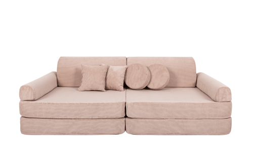 Large Modular Sofa for Kids - Slimcord Corduroy Pink