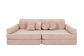 Large Modular Sofa for Kids - Slimcord Corduroy Pink