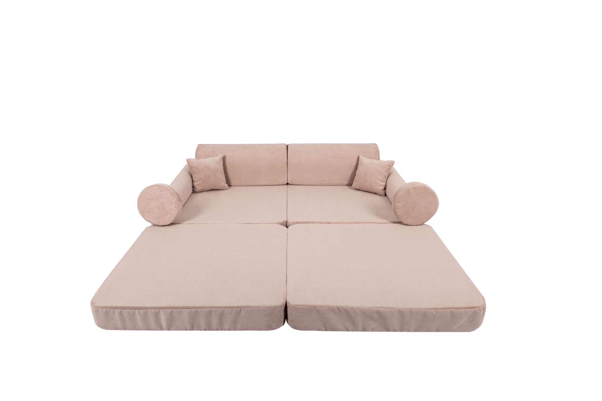 Large Modular Sofa for Kids - Slimcord Corduroy Pink