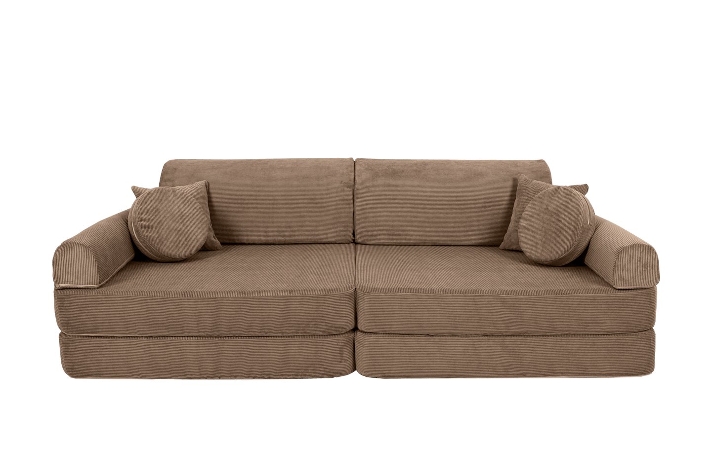 Large Modular Sofa for Kids - Slimcord Corduroy Brown