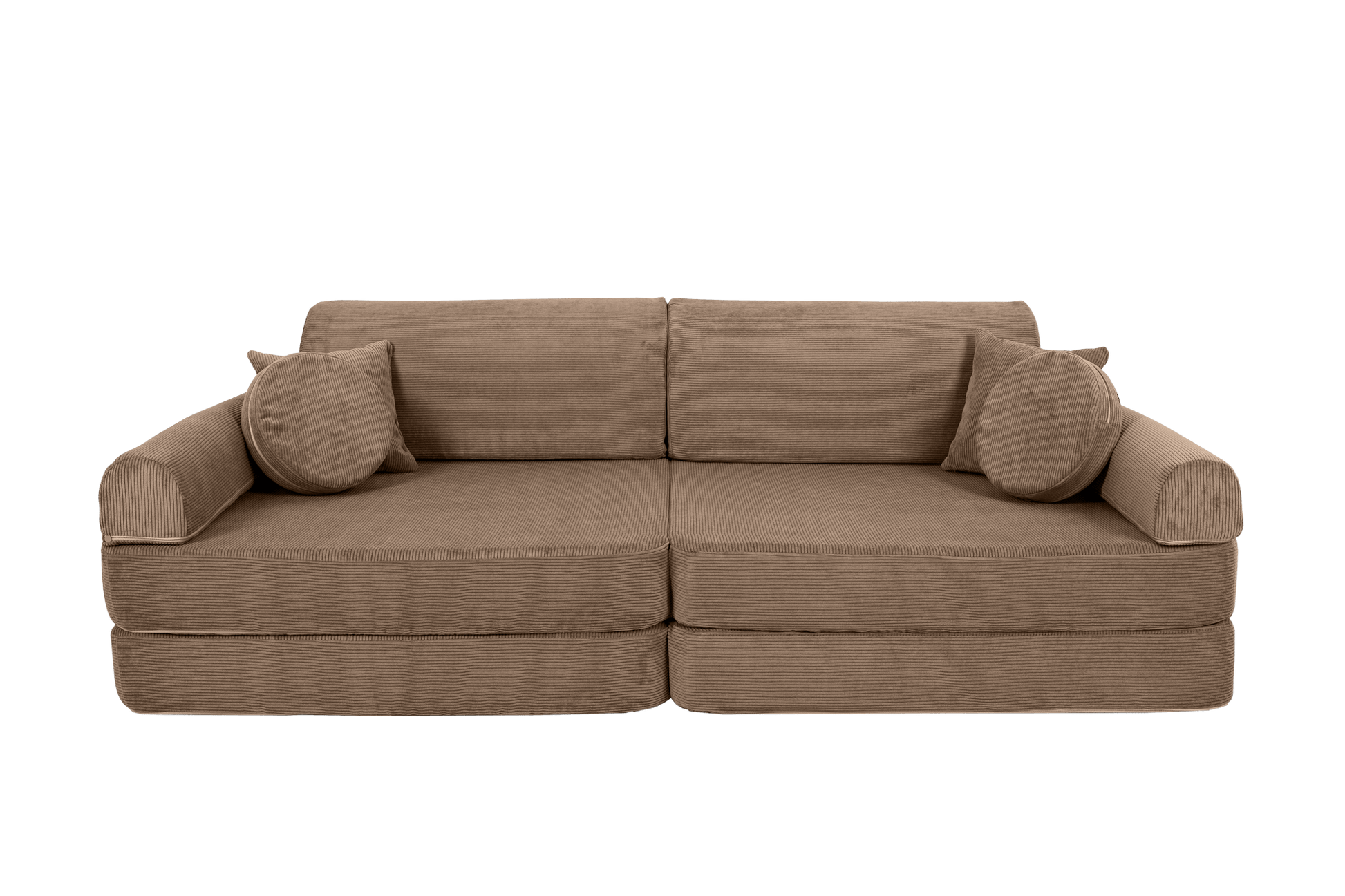 Large Modular Sofa for Kids - Slimcord Corduroy Brown