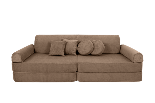 Large Modular Sofa for Kids - Slimcord Corduroy Brown