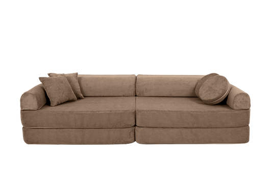 Large Modular Sofa for Kids - Slimcord Corduroy Brown