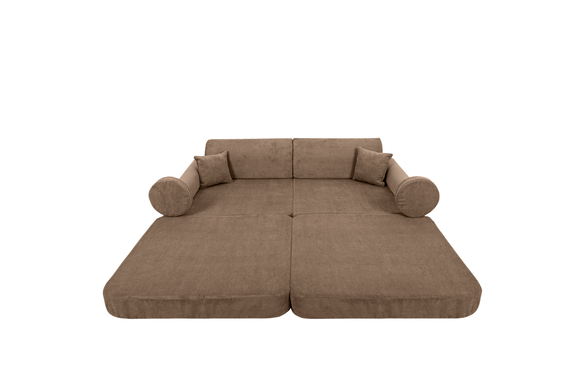 Large Modular Sofa for Kids - Slimcord Corduroy Brown