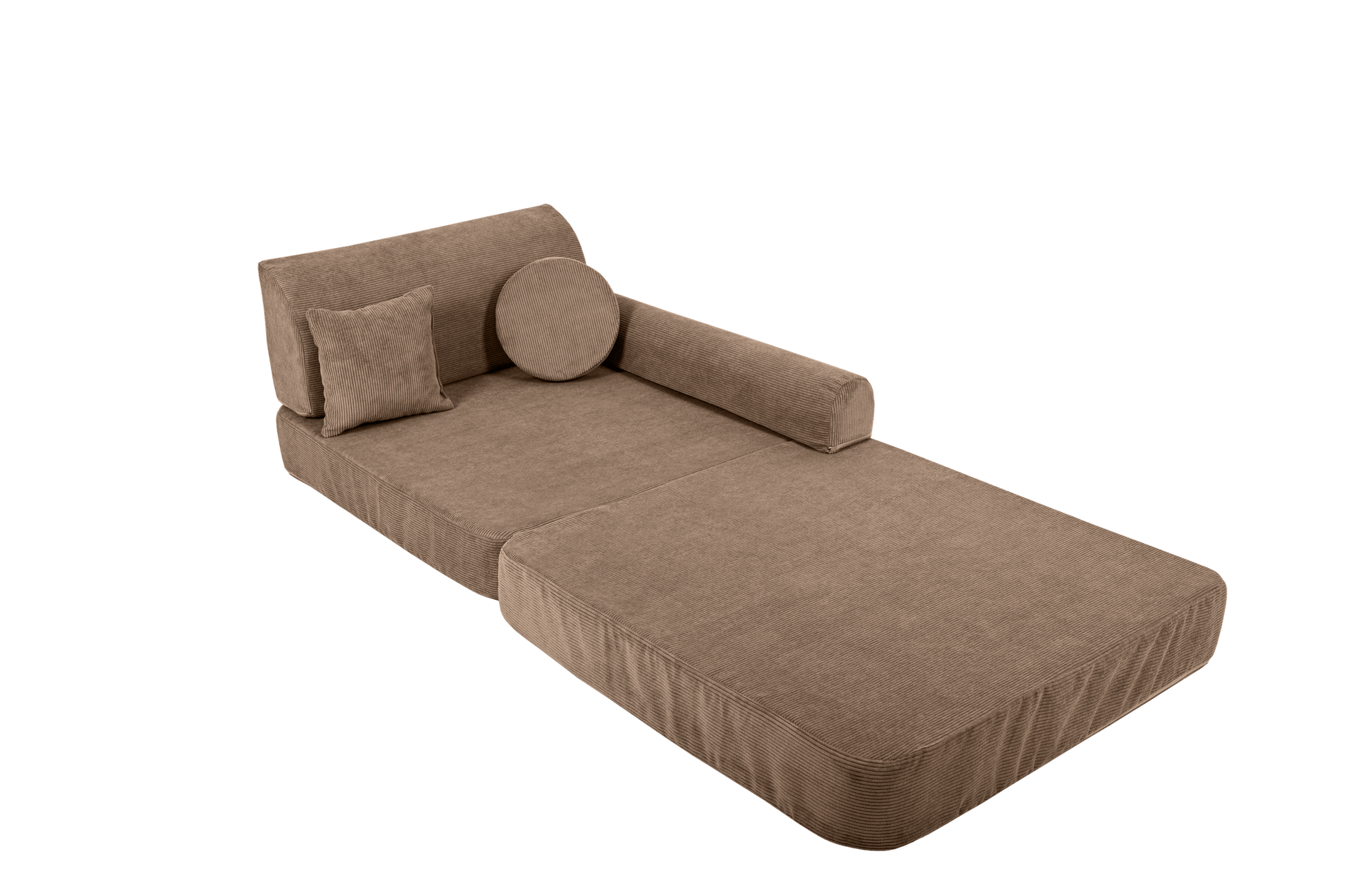 Large Modular Sofa for Kids - Slimcord Corduroy Brown