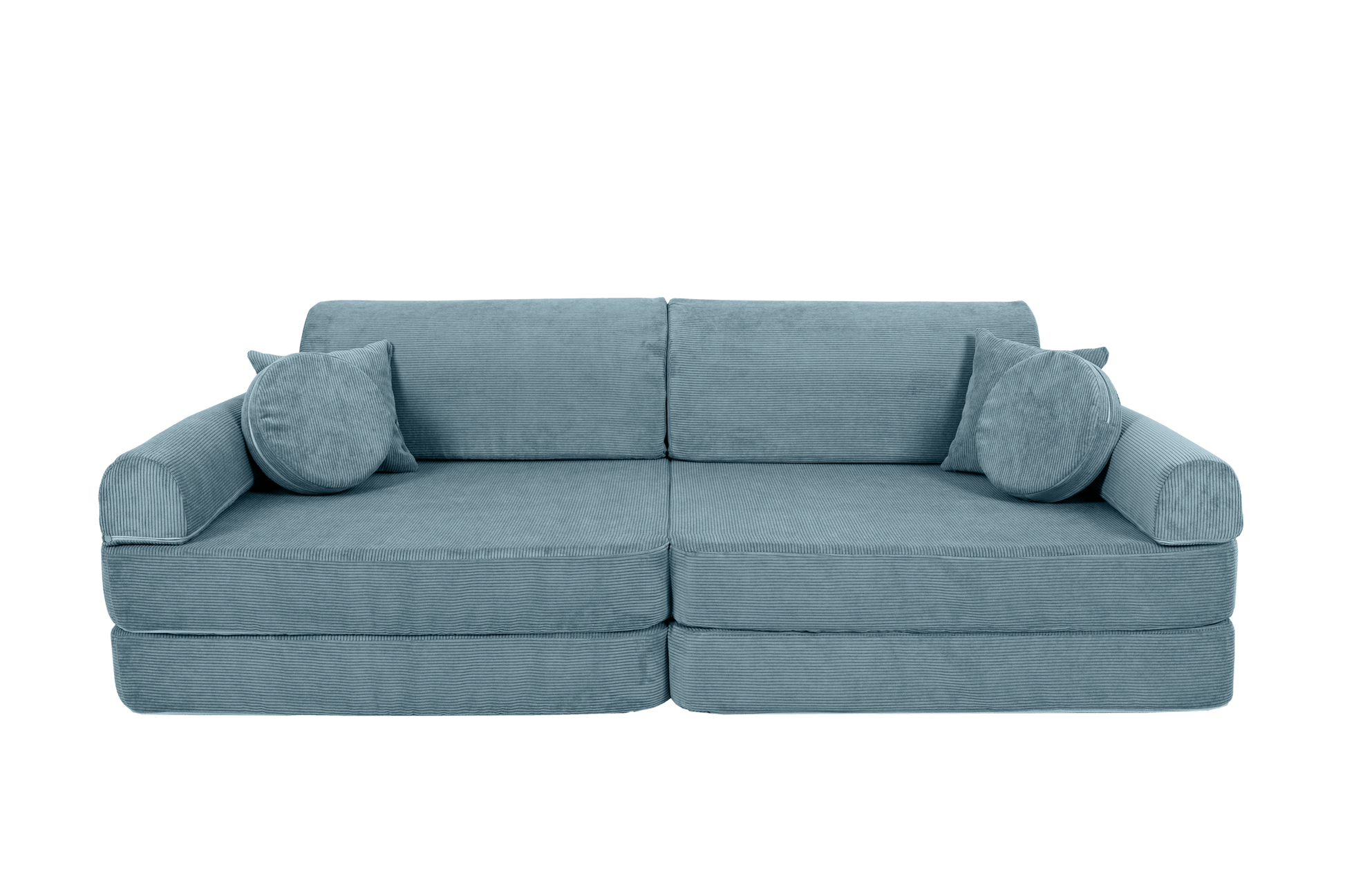 Large Modular Sofa for Kids - Slimcord Corduroy Turquise