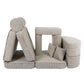 Medium Modular Sofa for Kids - Aesthetic Ecru Plus