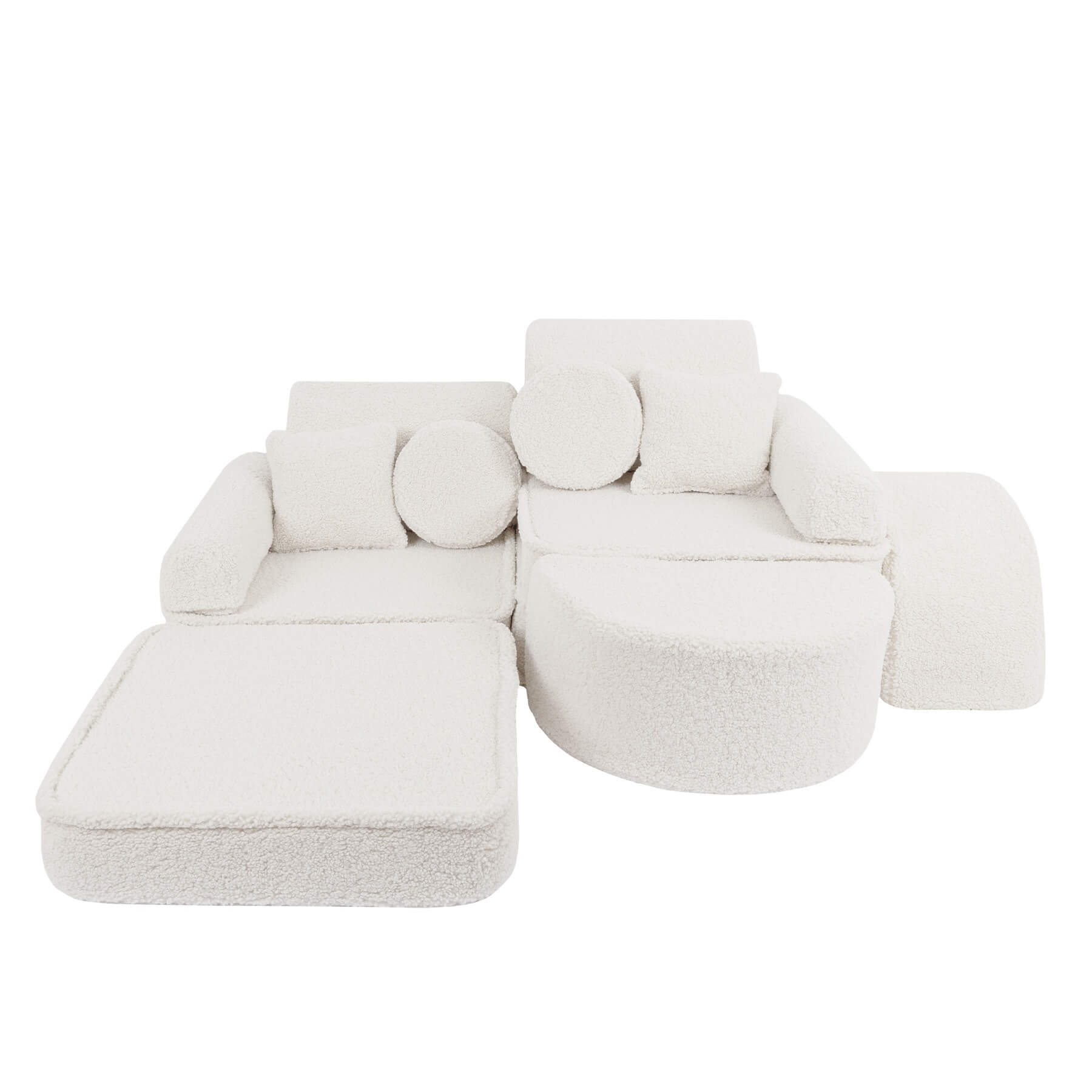 Medium Modular Sofa for Kids - Bearly Cream Plus