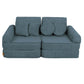 Medium Modular Sofa for Kids - Aesthetic Turquoise