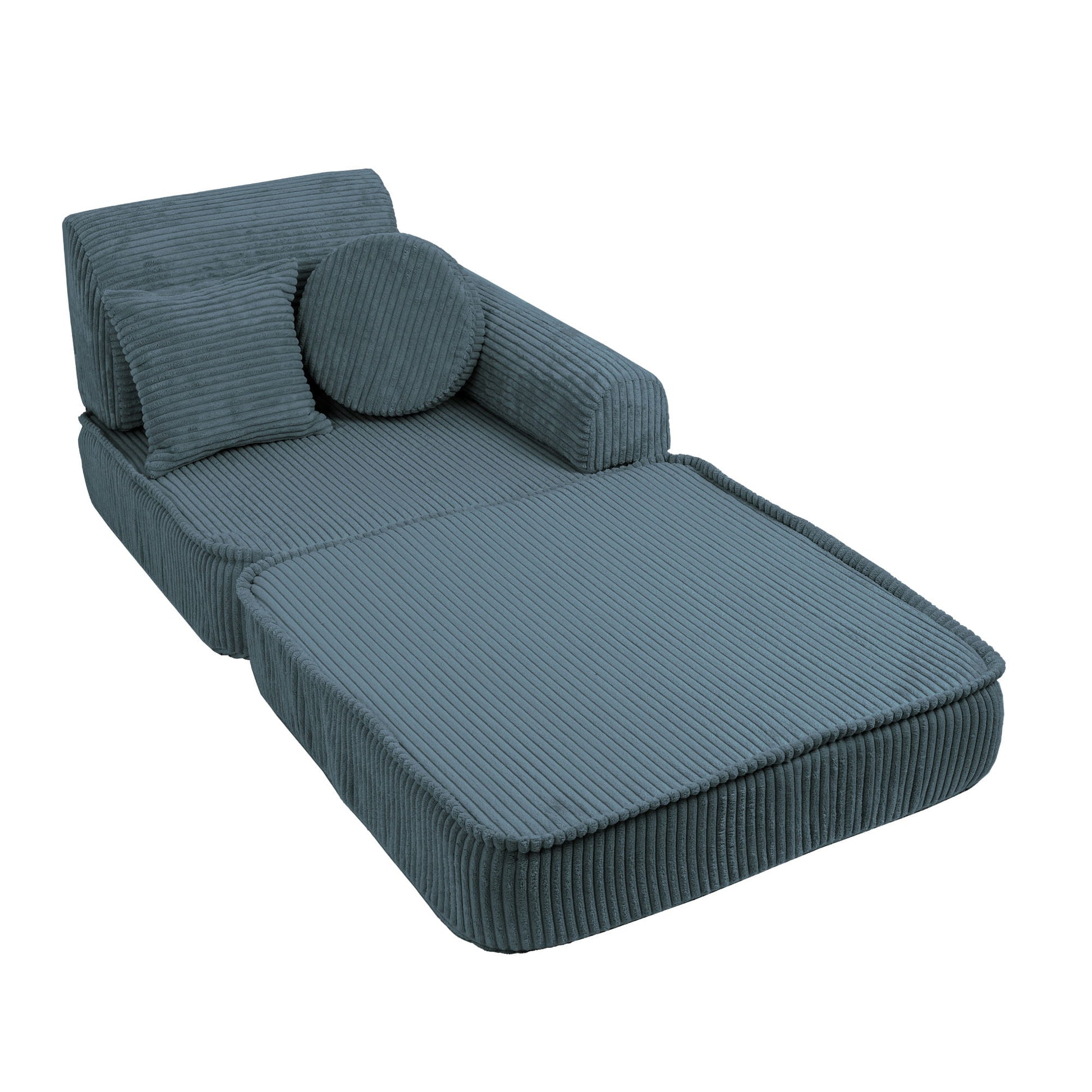 Medium Modular Sofa for Kids - Aesthetic Turquoise