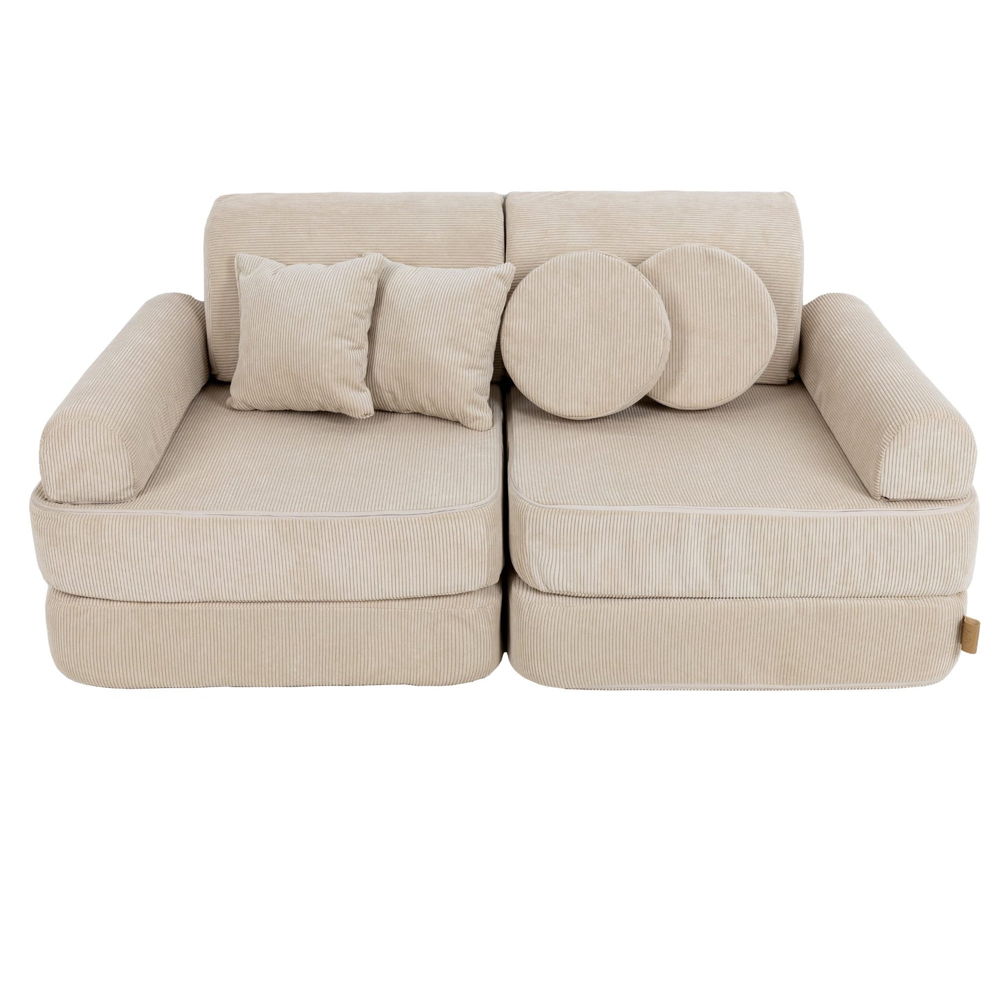 Medium Modular Sofa for Kids - Slimcord Ecru