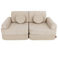 Medium Modular Sofa for Kids - Slimcord Ecru