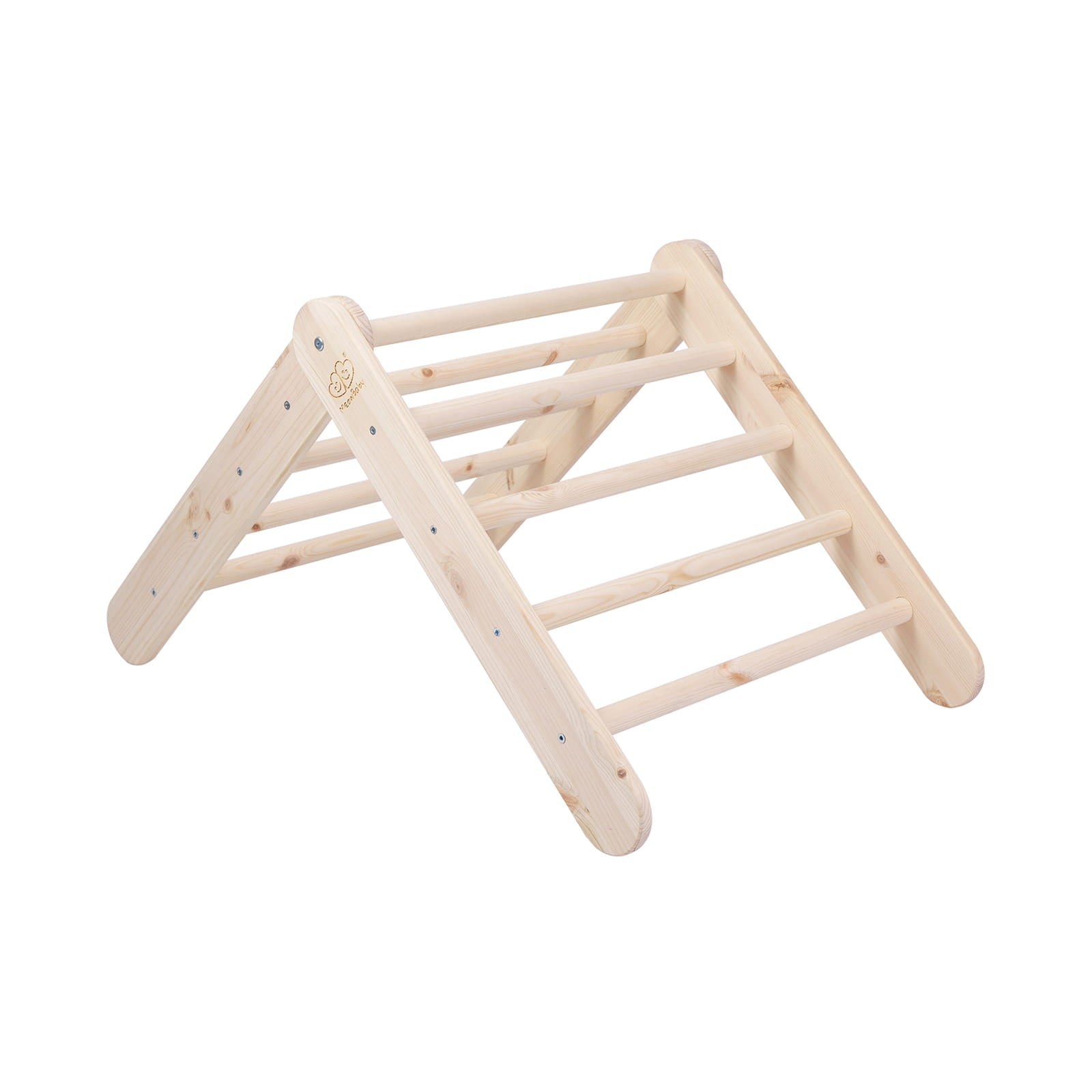 Large Wooden Pikler Ladder - Natural Wood