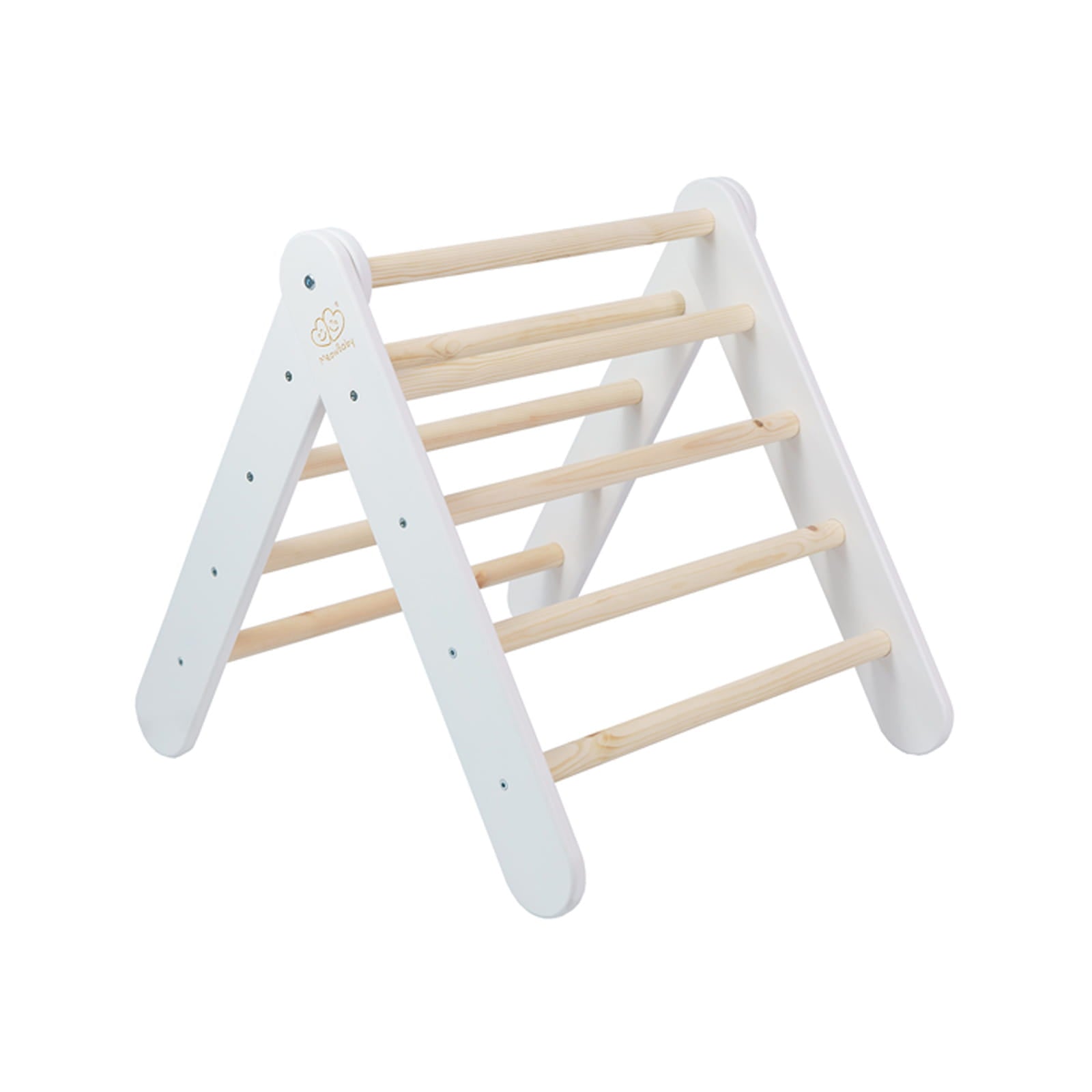 Wooden Pikler Climbing Ladder - White