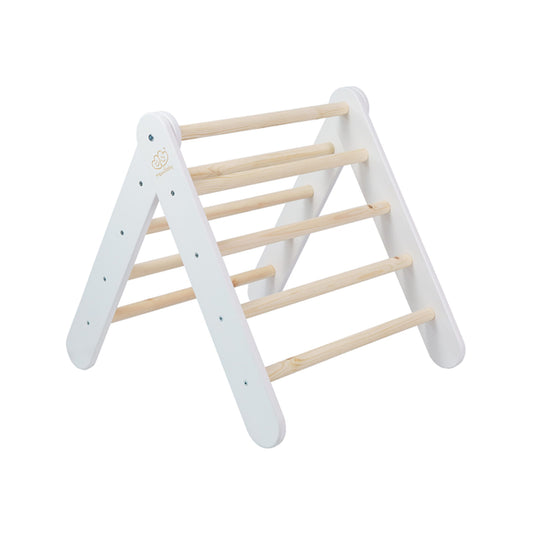 Wooden Pikler Climbing Ladder - White