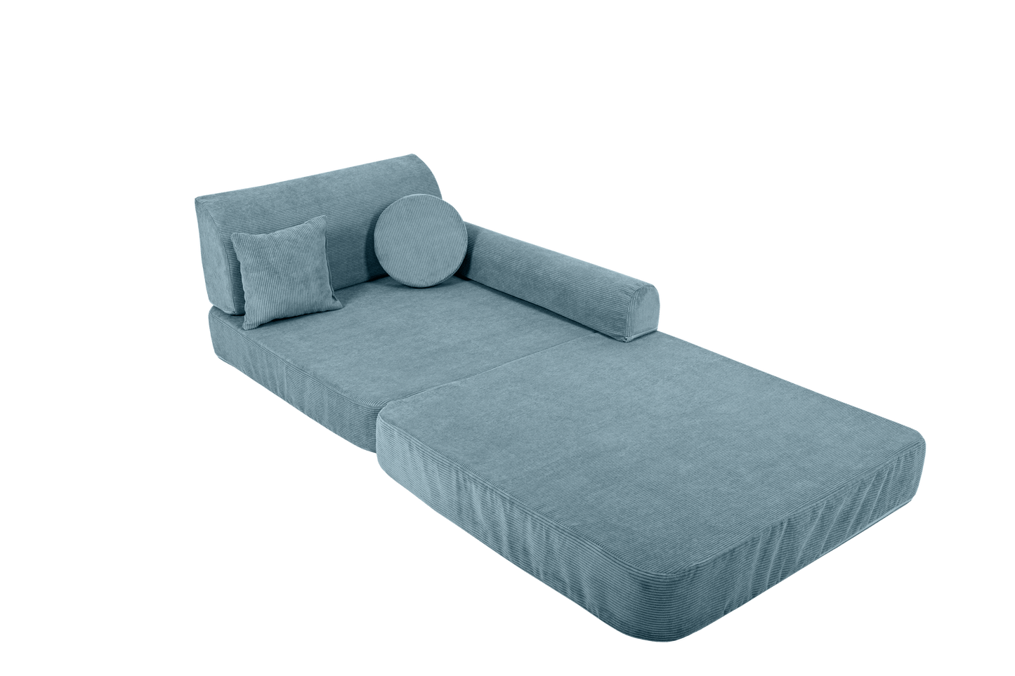 Large Modular Sofa for Kids - Slimcord Corduroy Turquise