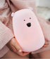 Big Bear Silicone Lamp - Pink