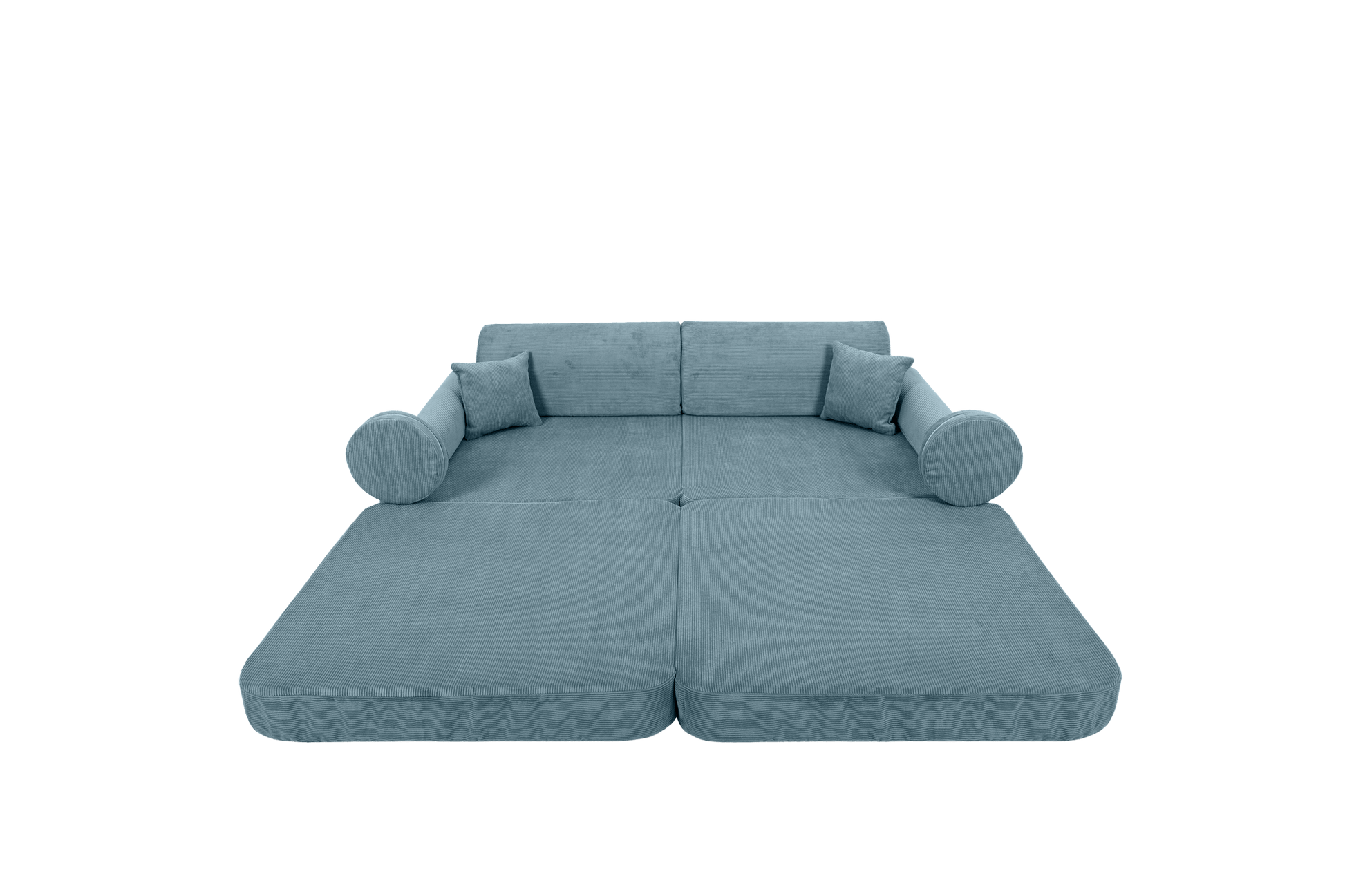 Large Modular Sofa for Kids - Slimcord Corduroy Turquise