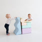 Soft Play 6 Foam Block Set - Light Pastel Explorer